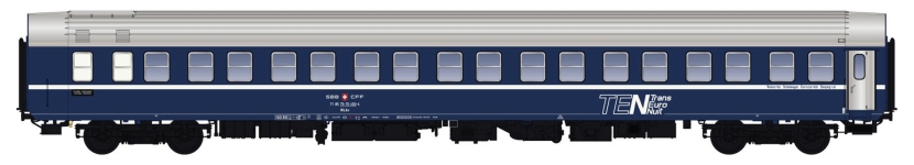 L.S. Models LS47251 - H0 - Schlafwagen T2S, SBB, Ep. IV